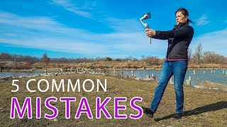 5 COMMON MISTAKES every new filmmaker makes with SMARTPHONE GIMBAL