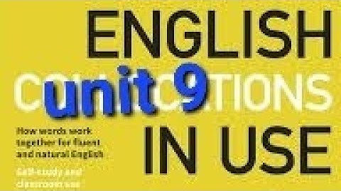 unit 9 English colocations in use | O