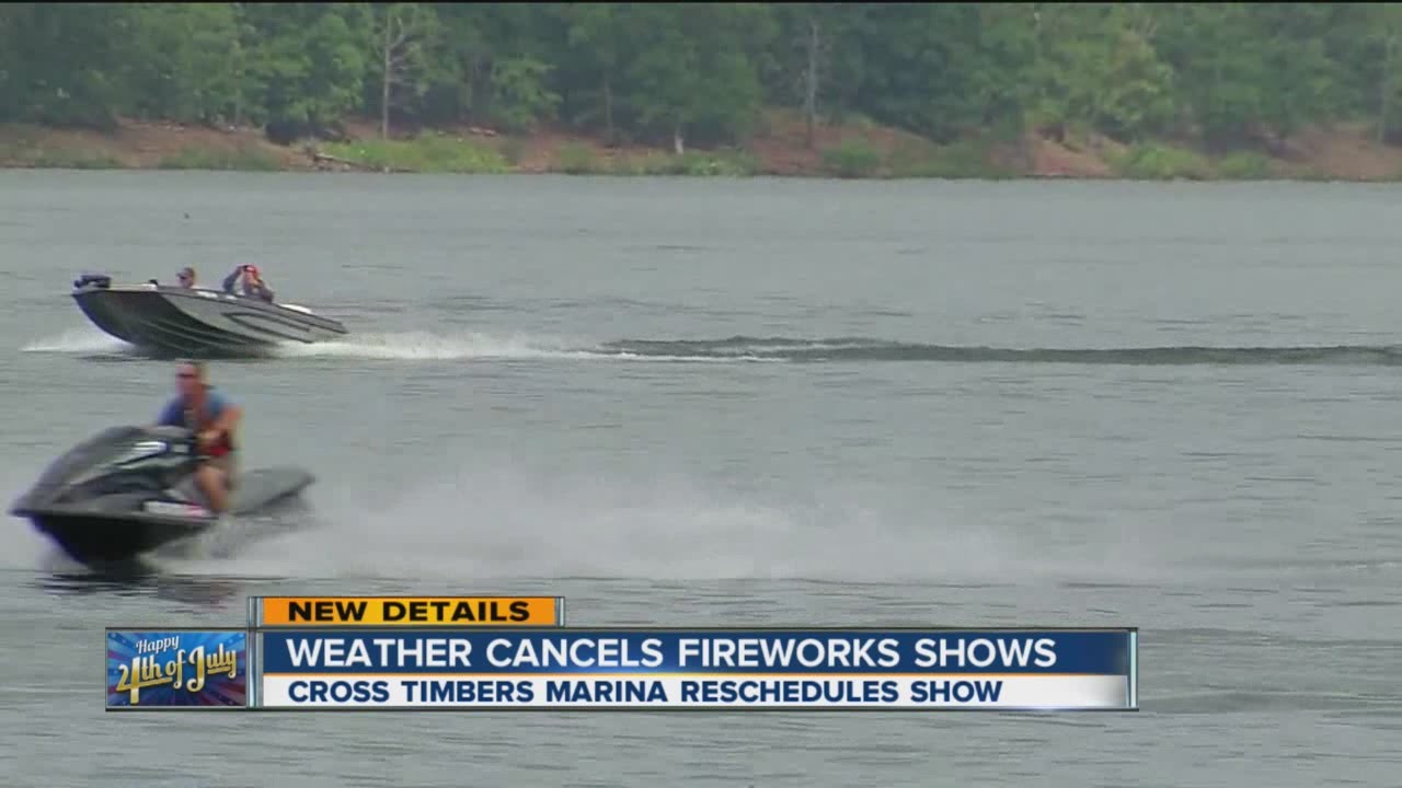 Cross Timbers Marina Fireworks Show Reschedules YouTube