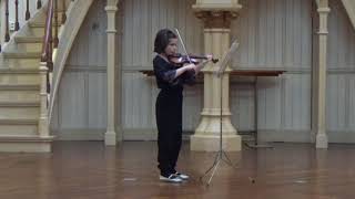 Merle Joena Jolie, Viool, 8 jaar, Vivaldi Vioolconcert in g majeur, opus 3/3