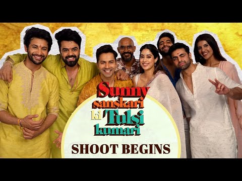 Shoot Begins - Sunny Sanskari Ki Tulsi Kumari | Varun Dhawan & Janhvi Kapoor | Shashank Khaitan