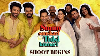 Shoot Begins - Sunny Sanskari Ki Tulsi Kumari Varun Dhawan Janhvi Kapoor Shashank Khaitan