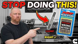Your Doing ARP HEADSTUDS WRONG  CUMMINS version