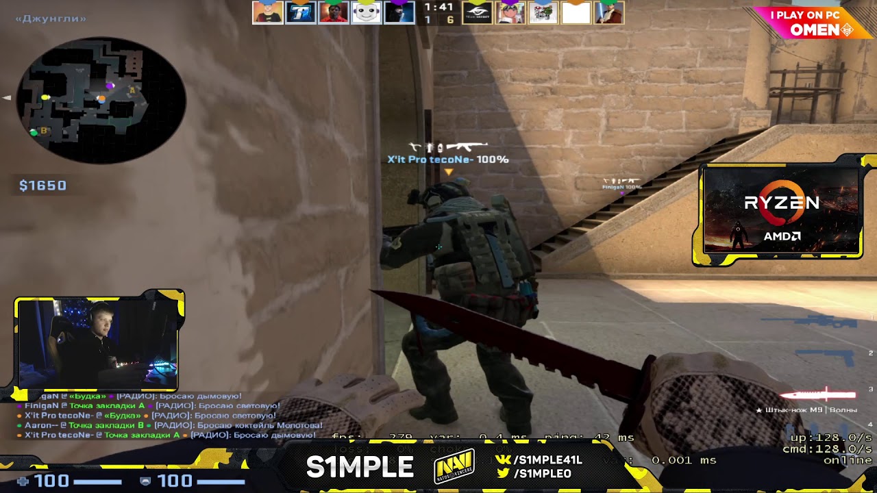 FAIL MOMENTS S1MPLE CS:GO - YouTube