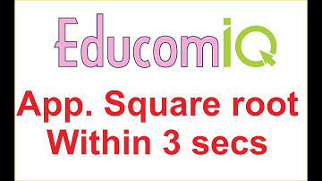 Approximate square root