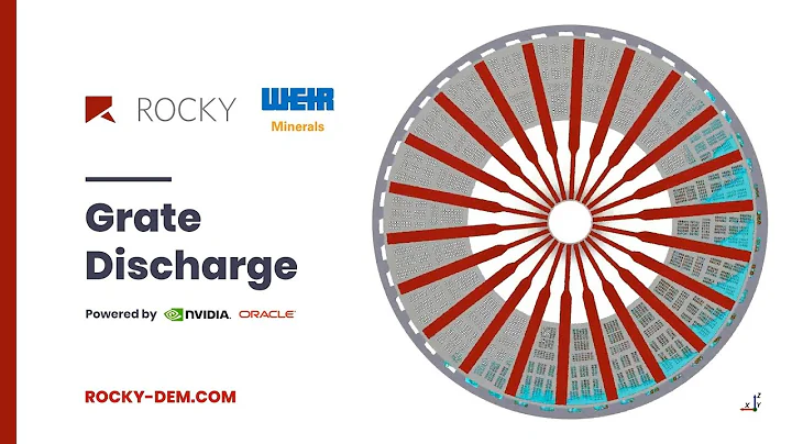 Grate discharge slurry flow within a SAG mill