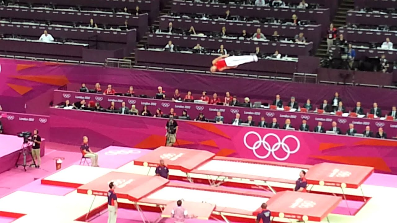 Olympics Trampoline Silver Medal winning Routine YouTube
