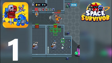 Space Survivor - Gameplay Walkthrough Part 1 - Scientist Night 1 (iOS, Android)