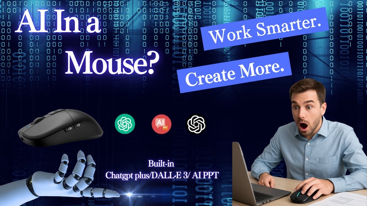 Meet the Tess Gift AI Voice Mouse: Chatgpt-Powered computer mouse for Retail, Office & Distribution.