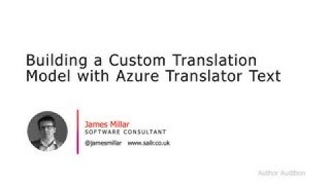 James Millar Pluralsight Audition