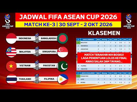 antiktoto x amon77 - LAGA PENENTUAN! Jadwal FIFA ASEAN CUP 2026 - Indonesia vs Bangladesh - FIFA ASEAN CUP Live Indosiar