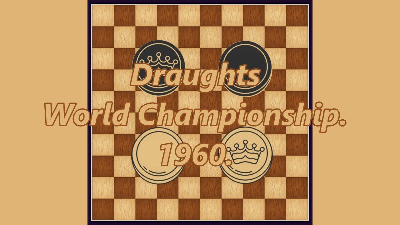 Ante Agliardi (MON) - Hugo Verpoest (BEL). Draughts World Championship. 1960.