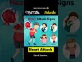 Heart attack signs | हार्ट अटैक के लक्षण #medtalks777 #youtubeshorts #heartattack @MedTalks777