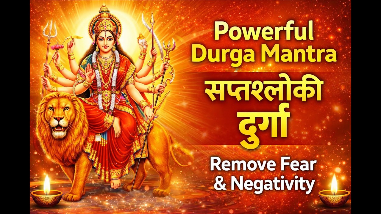 Saptashloki Durga Path | सप्तश्लोकी दुर्गा स्तोत्र | Powerful Durga ...