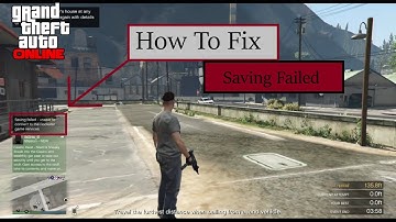 How To Fix Saving Failed "GTA Online"