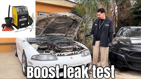 HOW TO FIND BOOST LEAK TEST ON DSM (SMOKE MACHINE)