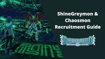 ShineGreymon & Chaosmon Recruitment Guide - Digimon World Next Order - 100% Walkthrough 80