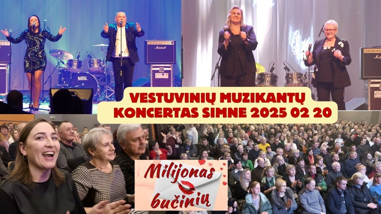 Vestuvių muzikantų koncertas Simne „Milijonas bučinių