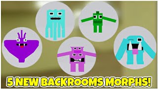UPDATE 220 🧱 How to get ALL 5 NEW BACKROOMS MORPHS! (GARTEN OF BANBAN 3 BLOCKY) - Roblox