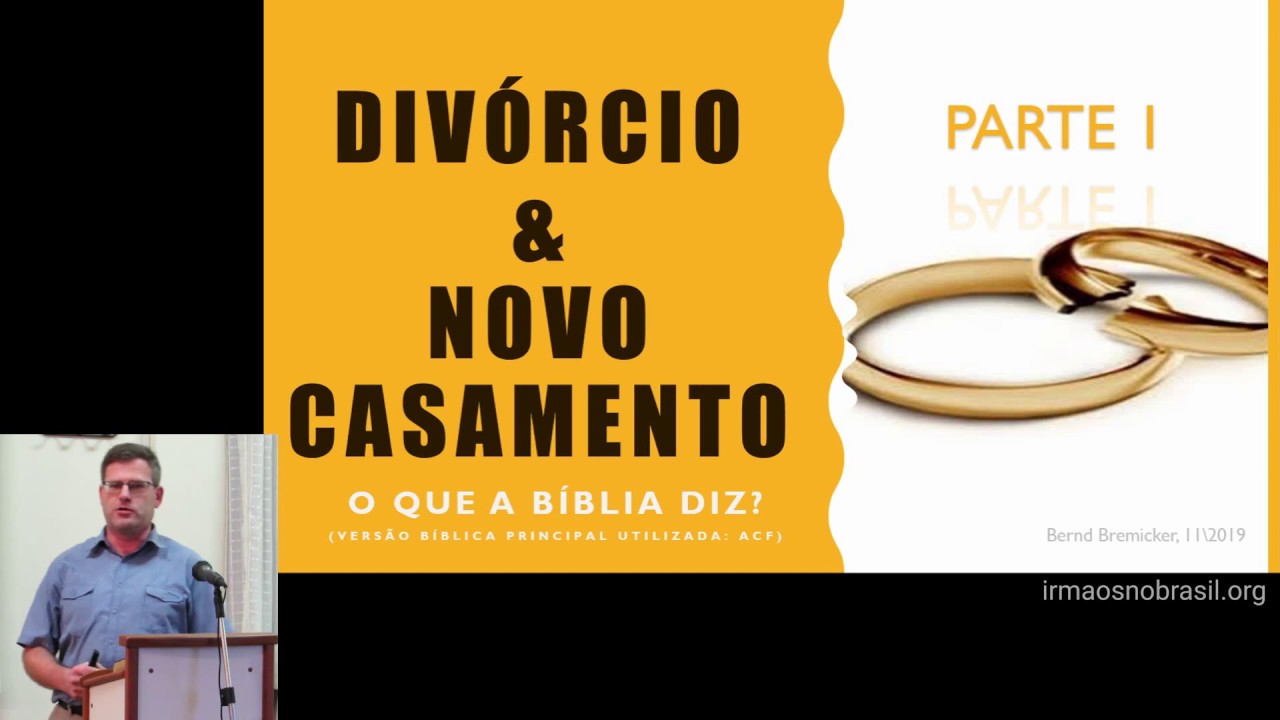 2 - Divórcio & Novo Casamento: O que a Bíblia diz? (parte 1) - YouTube