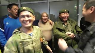 В Якутске встретили 17 бойцов отряда \