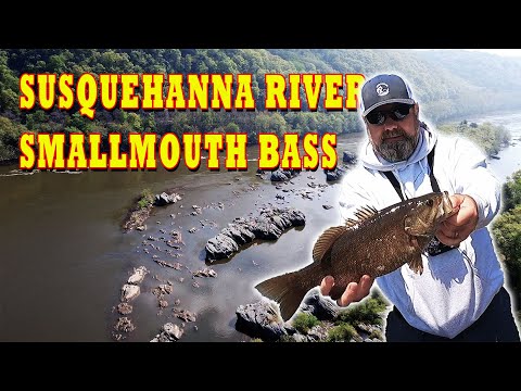 Smallmouth bass fishing on Susquehanna River. Spring 2023. 