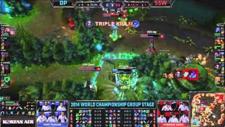 Worlds 2014 Imp Pentakill In Dp Vs Ssw