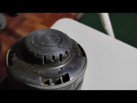 Atlas 40v String Trimmer: Replacing the Line - YouTube