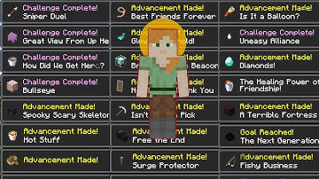 Getting every 1.7 Advancement in 1.3 minutes! [java edition]