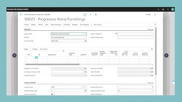 Create A Purchase Order in Dynamics 365 Business Central