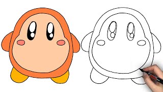 星のカービィのワドルディの描き方 How To Draw A Waddle Dee 194 Youtube
