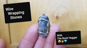 Wire wrapped stones how to make simple pendants #thefinders #withme