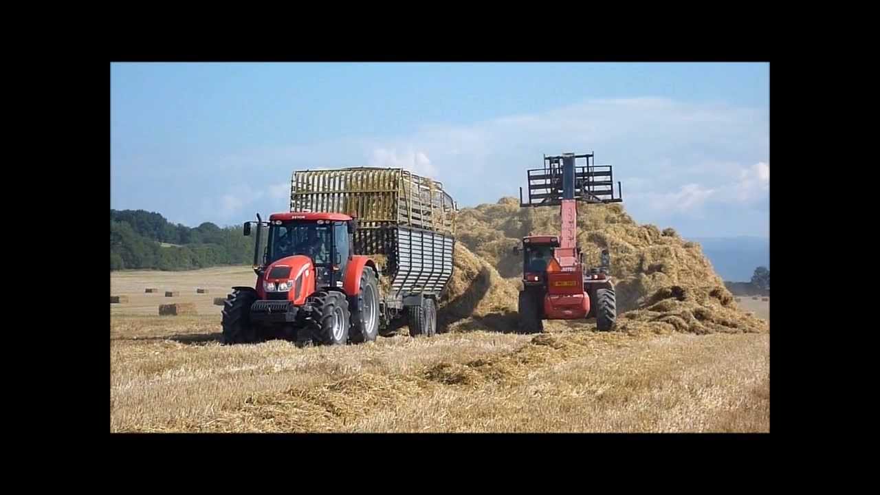 Sběr a  Stohování slámy