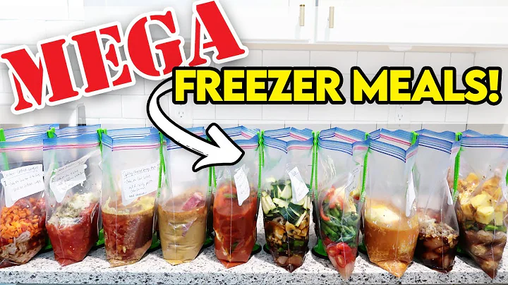 Make these 10 CrockPot freezer meals now!  EASY sl...