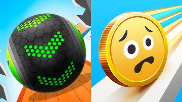 Going Balls Vs Coin Rush Funny Android or iOS Mobile Gameplay