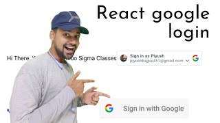 Google OAuth Login for React