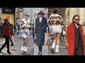 Winter elegance on the streets unveiling italian fashion trends 2024 in milan