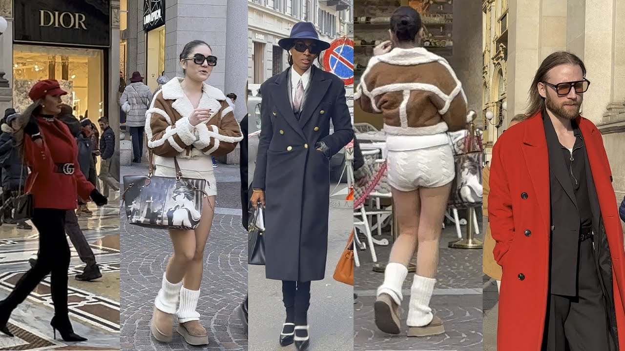 ⁣Winter Elegance on the Streets: Unveiling Italian Fashion Trends 2024 in Milan