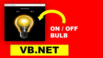 How to ON/OFF bulb in vb.net | change the state of bulb | vb project |