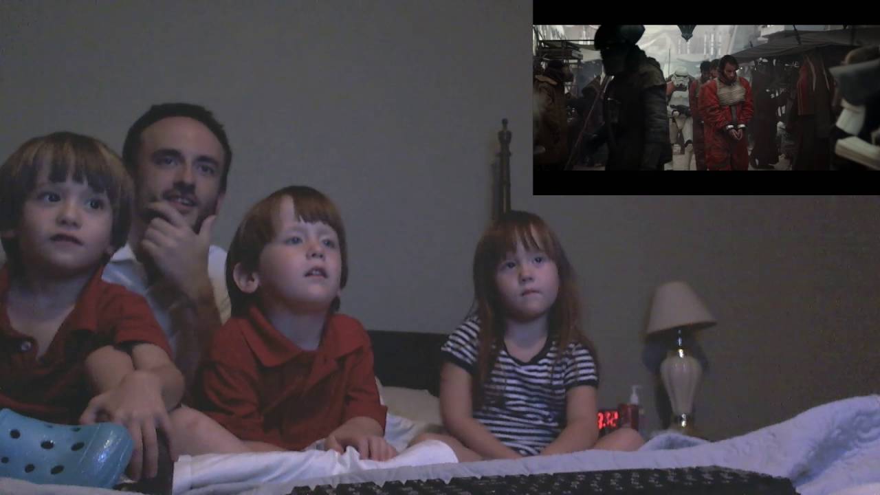 Rogue One Star Wars Story Trailer Ehrensperger Triplets Reaction - YouTube