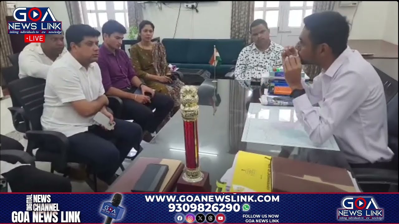 Live | GPCC President Amit Patkar meeting the North Goa District Collector