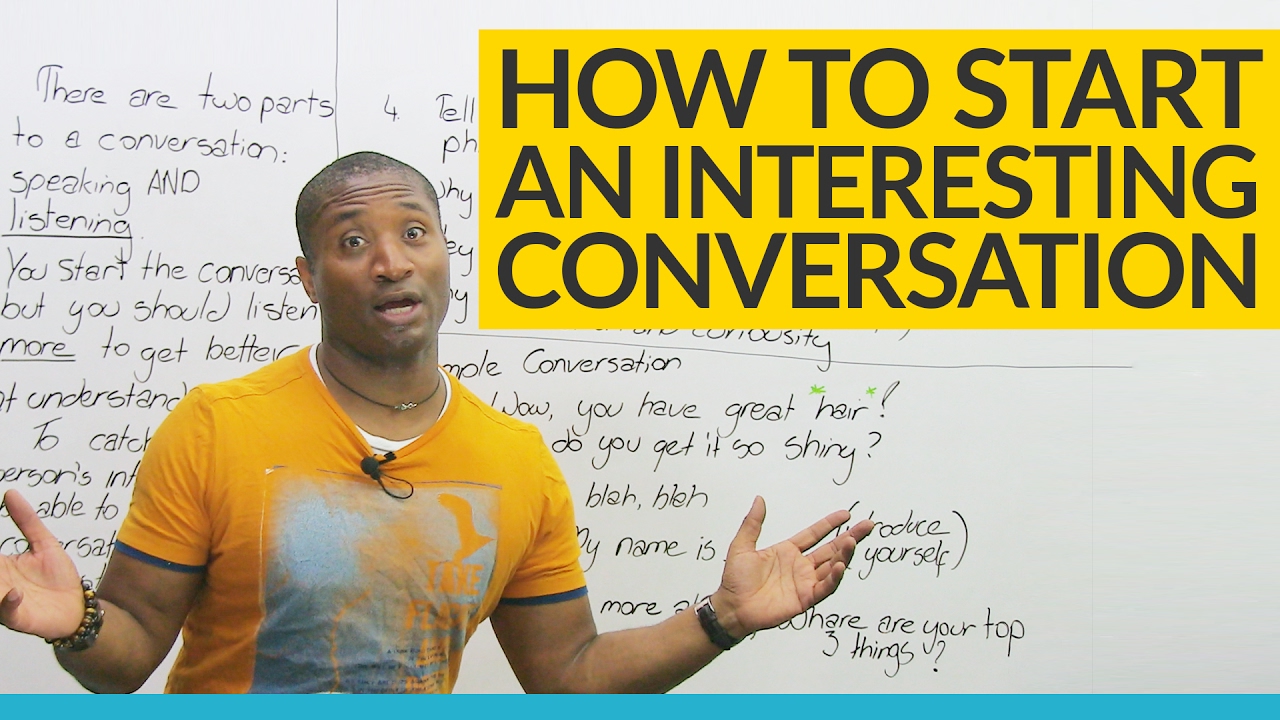 ⁣How to start a conversation: 5 things to say after "hello"