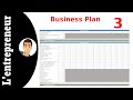 3 faire un business plan complet sur excel  caf plan de trsorerie  seuil de rentabilit