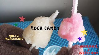 Homemade rock candy | Making rock candy | Rock candy sweets
