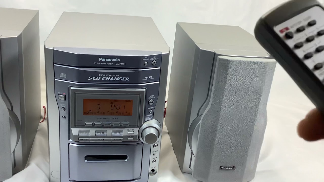 Testing the Panasonic SA-PM11 Home Stereo - YouTube