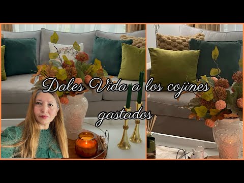✨COJINES VIEJOS Y GASTADOS 👉 NO LOS TIRES /TIPS Para renovarlos ✨ #recicla #cojines