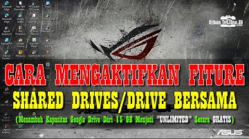 SANGAT MUDAH II Cara Mengaktifkan Fitur SHARED DRIVE/DRIVE BERSAMA Di Google Drive