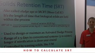 Solids Retention Time: Wastewater Treatment Practice Problems