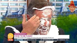 Piers Morgan Hit By Pie on Live TV