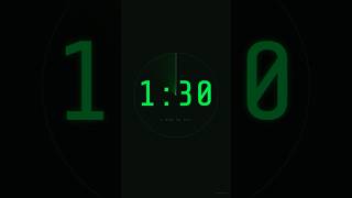 1m30s Silent Radar Timer 📡 1 Min 30 Sec Countdown (No Sound) #Shorts